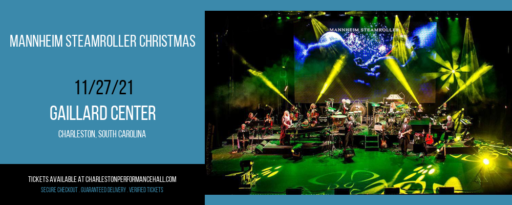 Mannheim Steamroller Christmas at Gaillard Center tickets Mannheim Steamroller Christmas at Gaillard Center