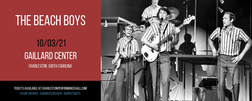 The Beach Boys at Gaillard Center tickets The Beach Boys at Gaillard Center