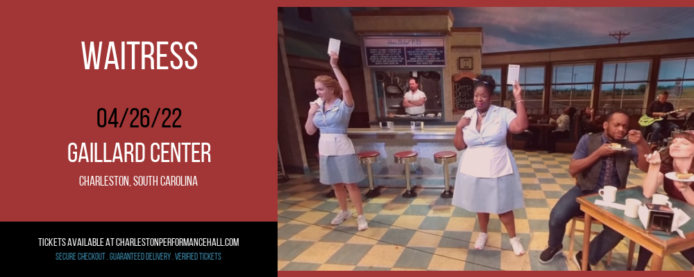 Waitress at Gaillard Center tickets Waitress at Gaillard Center