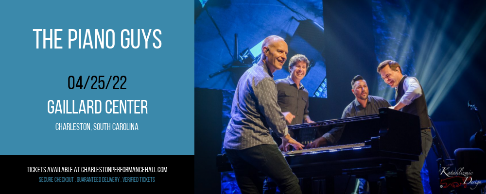 The Piano Guys at Gaillard Center tickets The Piano Guys at Gaillard Center