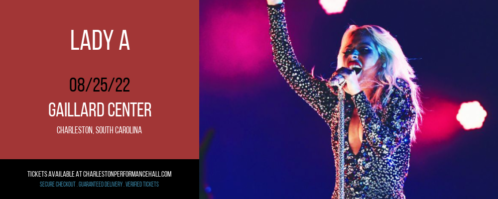 Lady A at Gaillard Center tickets Lady A at Gaillard Center