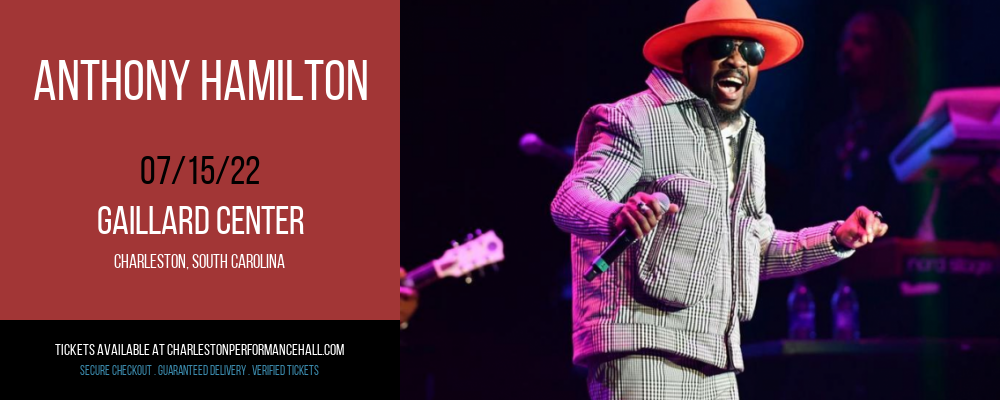 Anthony Hamilton at Gaillard Center