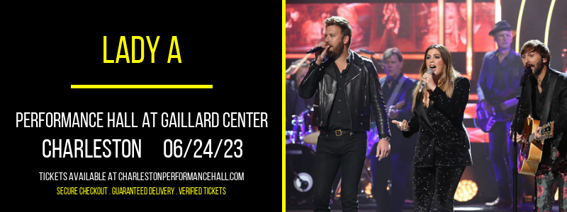 Lady A at Gaillard Center tickets Lady A at Gaillard Center