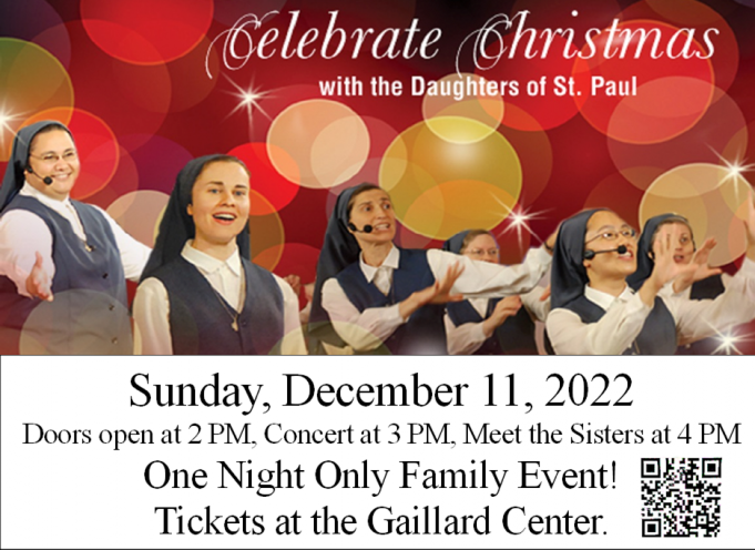 The Daughters of St Paul Choir: Come To Bethlehem at Gaillard Center