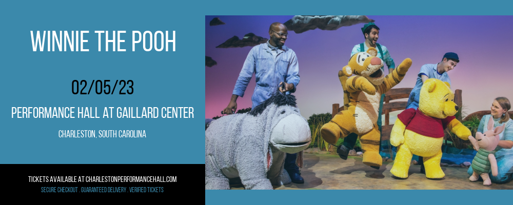 Winnie the Pooh at Gaillard Center tickets Winnie the Pooh at Gaillard Center