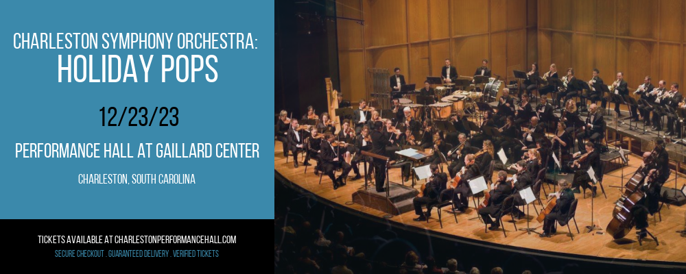 Charleston Symphony Orchestra at Performance Hall At Gaillard Center