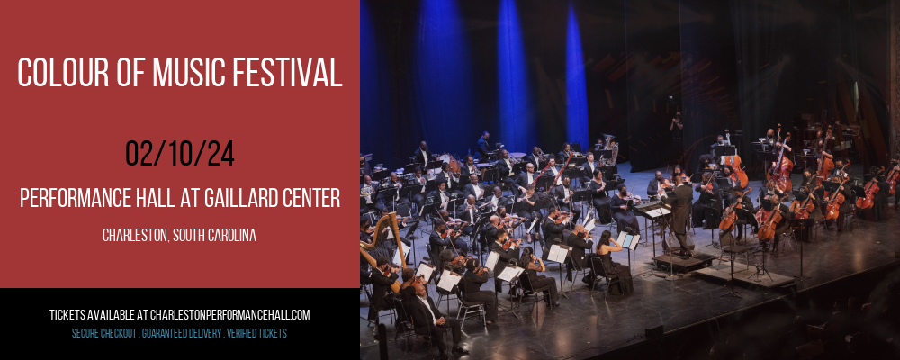 Colour of Music Festival at Performance Hall At Gaillard Center