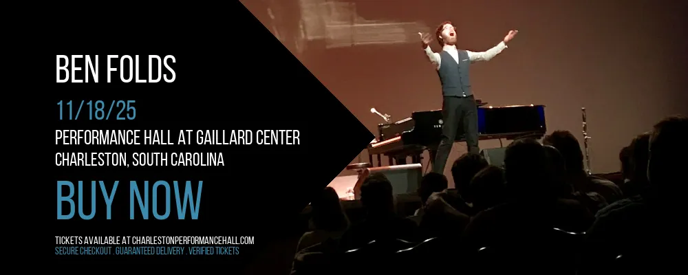 Ben Folds at Performance Hall At Gaillard Center