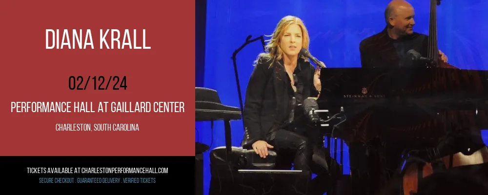 Diana Krall at Performance Hall At Gaillard Center