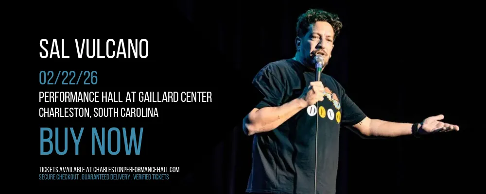 Sal Vulcano at Performance Hall At Gaillard Center